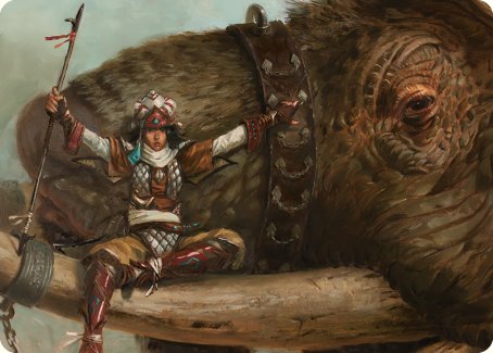 Tuskguard Captain Art Card [Commander Masters Art Series] | Shuffle n Cut Hobbies & Games