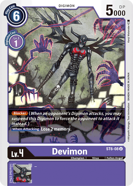 Devimon [ST6-08] [Starter Deck: Venomous Violet] | Shuffle n Cut Hobbies & Games