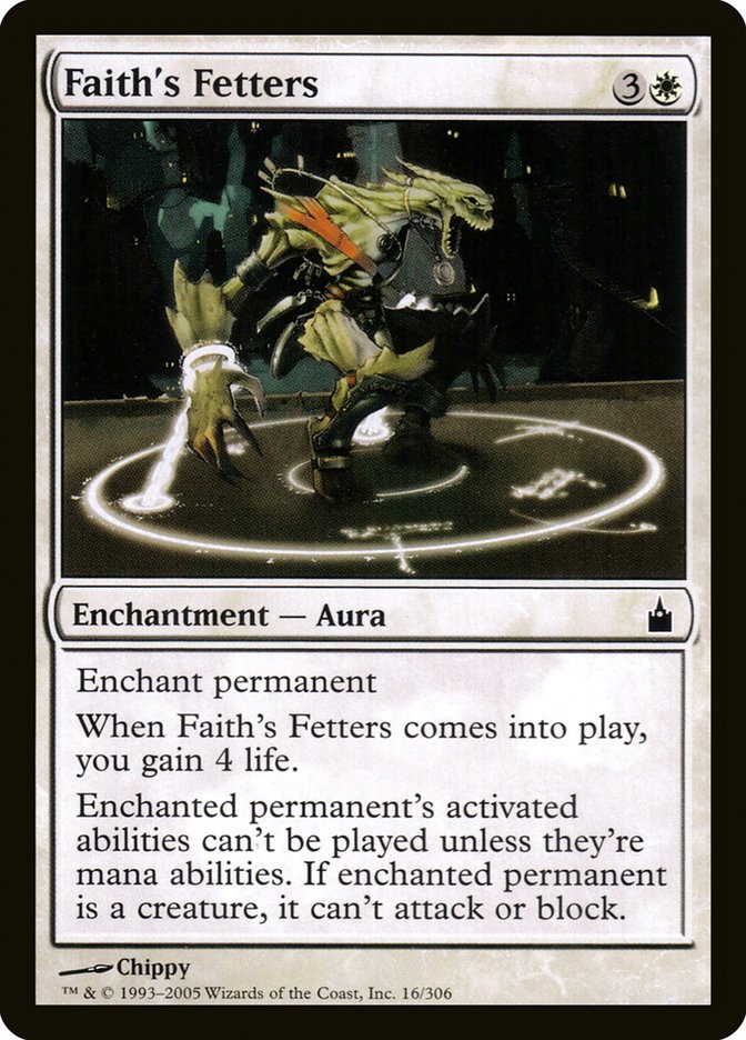 Faith's Fetters [Ravnica: City of Guilds] | Shuffle n Cut Hobbies & Games