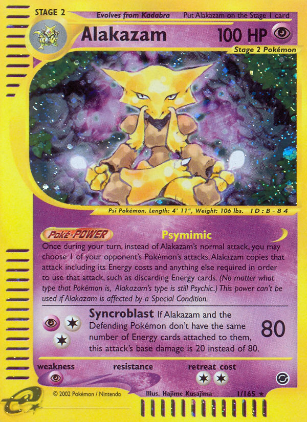 Alakazam (1/165) [Expedition: Base Set] | Shuffle n Cut Hobbies & Games