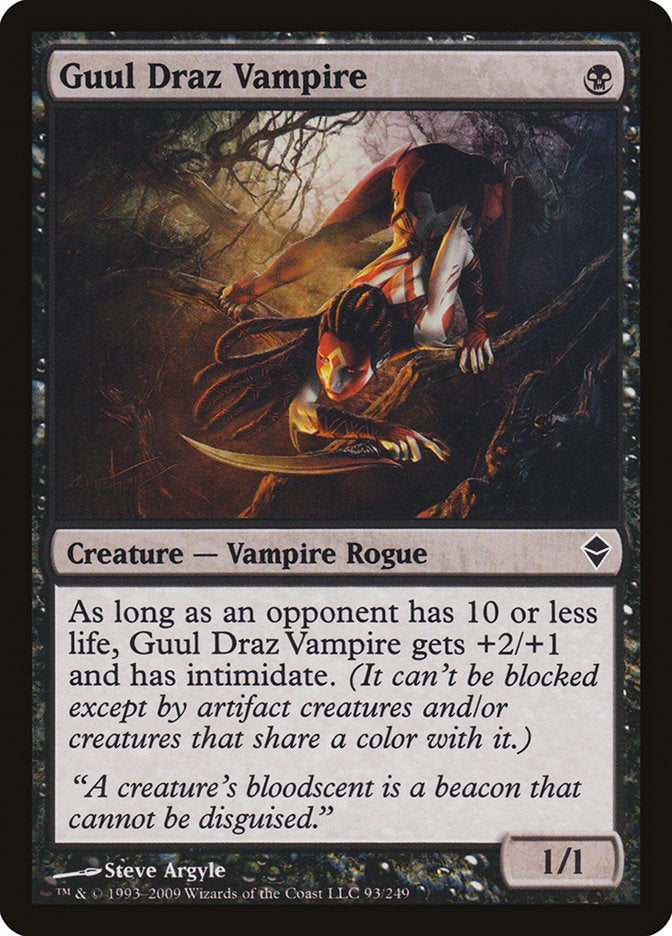Guul Draz Vampire [Zendikar] | Shuffle n Cut Hobbies & Games