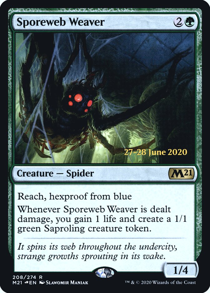 Sporeweb Weaver [Core Set 2021 Prerelease Promos] | Shuffle n Cut Hobbies & Games