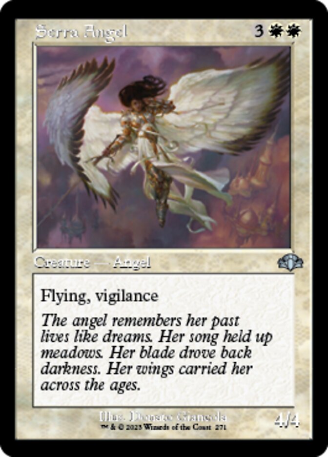 Serra Angel (Retro) [Dominaria Remastered] | Shuffle n Cut Hobbies & Games