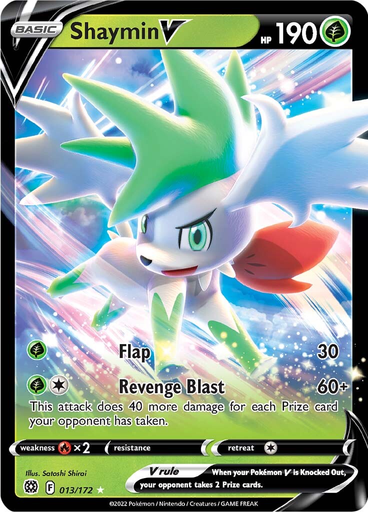 Shaymin V (013/172) [Sword & Shield: Brilliant Stars] | Shuffle n Cut Hobbies & Games