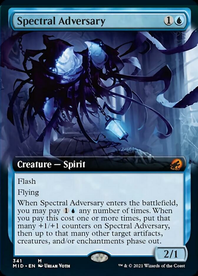 Spectral Adversary (Extended Art) [Innistrad: Midnight Hunt] | Shuffle n Cut Hobbies & Games