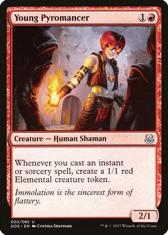 Young Pyromancer [Duel Decks: Mind vs. Might] | Shuffle n Cut Hobbies & Games