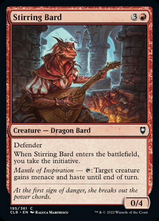 Stirring Bard [Commander Legends: Battle for Baldur's Gate] | Shuffle n Cut Hobbies & Games