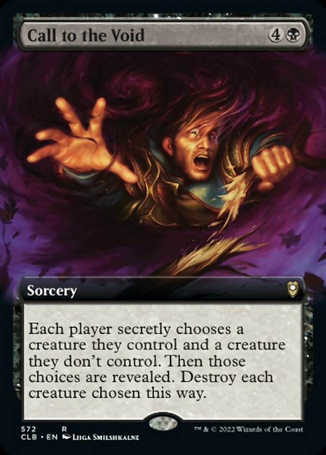 Call to the Void (Extended Art) [Commander Legends: Battle for Baldur's Gate] | Shuffle n Cut Hobbies & Games