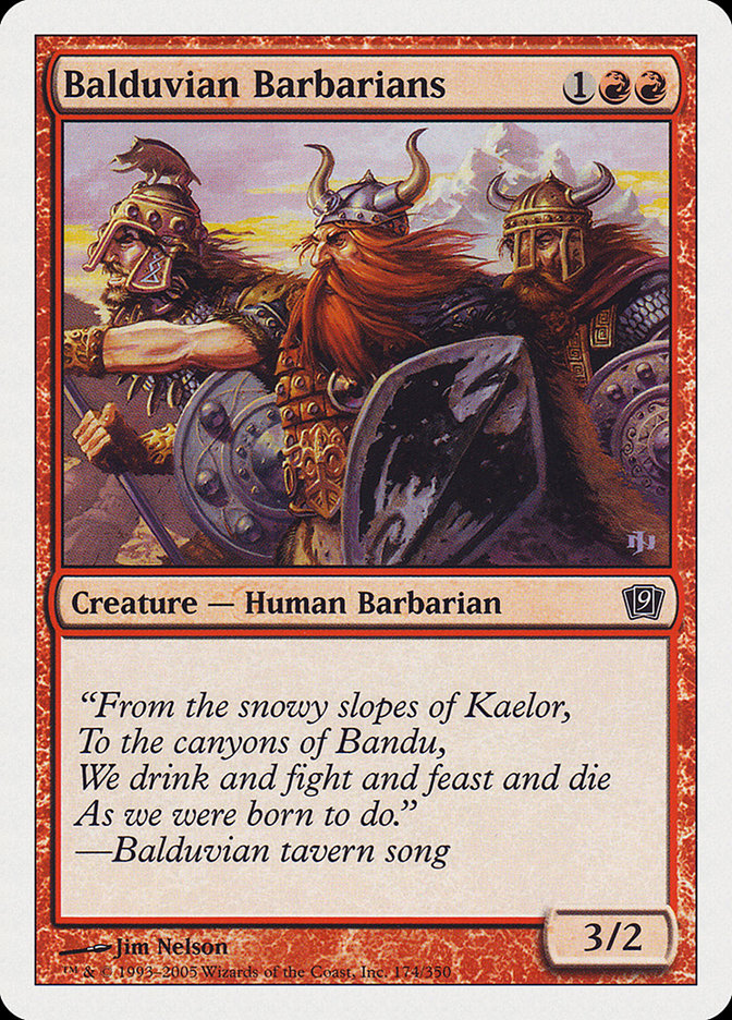 Balduvian Barbarians [Ninth Edition] | Shuffle n Cut Hobbies & Games