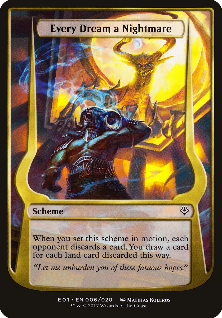 Every Dream a Nightmare (Schemes) [Archenemy: Nicol Bolas Schemes] | Shuffle n Cut Hobbies & Games