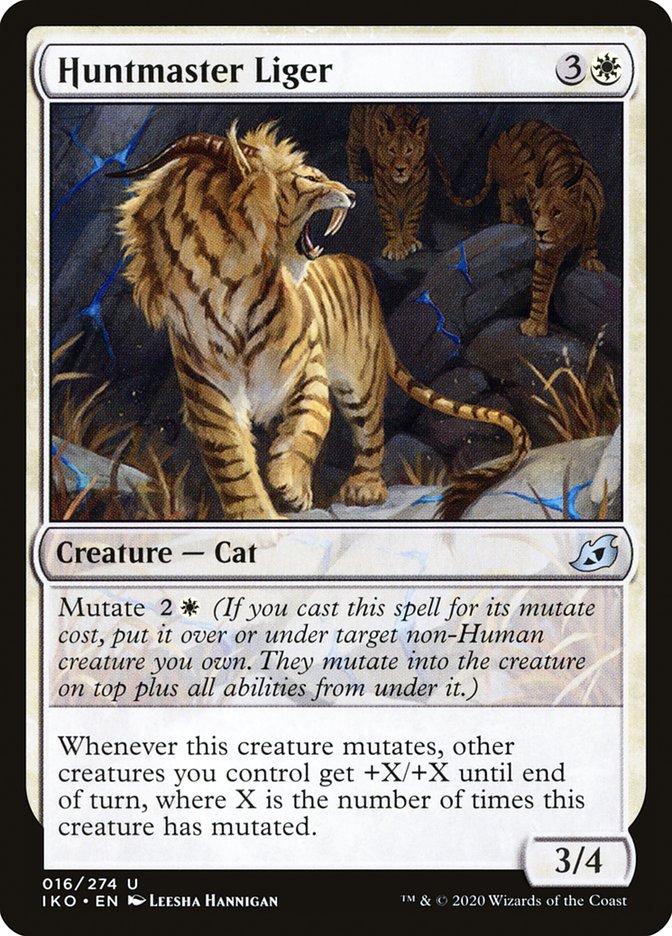 Huntmaster Liger [Ikoria: Lair of Behemoths] | Shuffle n Cut Hobbies & Games