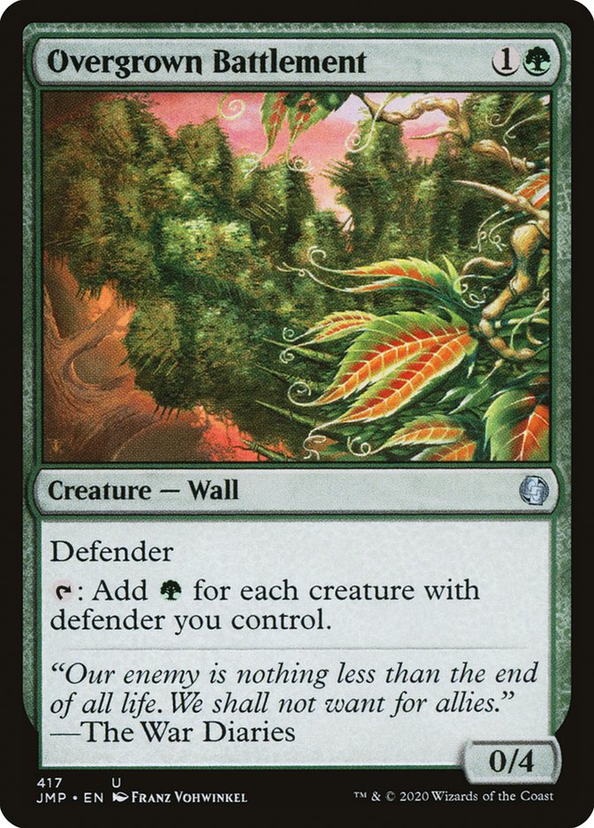 Overgrown Battlement [Jumpstart] | Shuffle n Cut Hobbies & Games