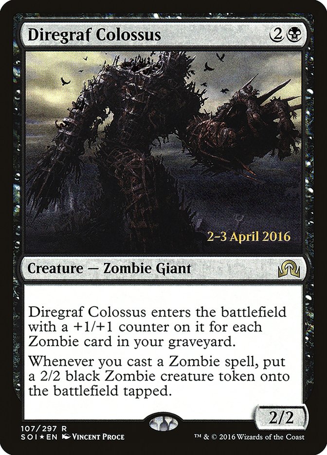 Diregraf Colossus [Shadows over Innistrad Prerelease Promos] | Shuffle n Cut Hobbies & Games