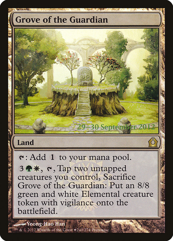 Grove of the Guardian [Return to Ravnica Prerelease Promos] | Shuffle n Cut Hobbies & Games