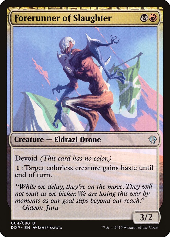 Forerunner of Slaughter [Duel Decks: Zendikar vs. Eldrazi] | Shuffle n Cut Hobbies & Games