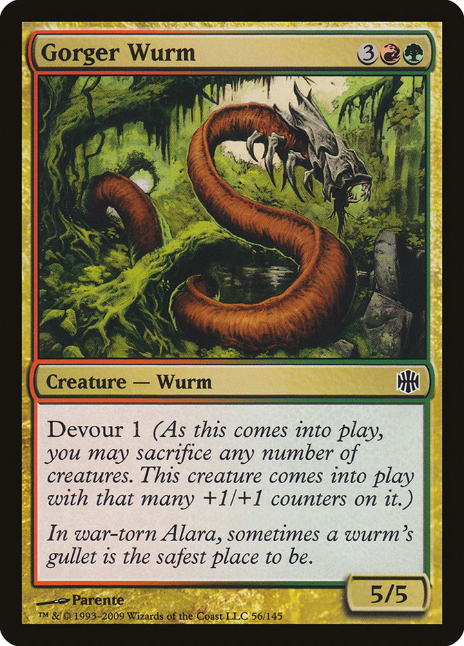 Gorger Wurm [Alara Reborn] | Shuffle n Cut Hobbies & Games