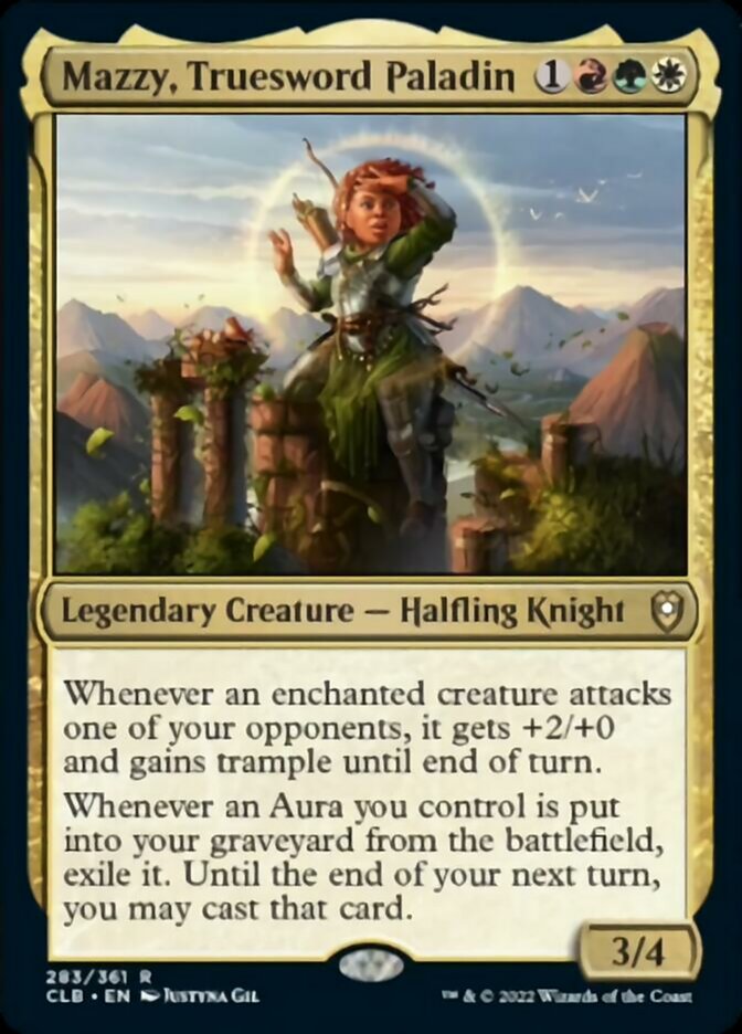 Mazzy, Truesword Paladin [Commander Legends: Battle for Baldur's Gate] | Shuffle n Cut Hobbies & Games