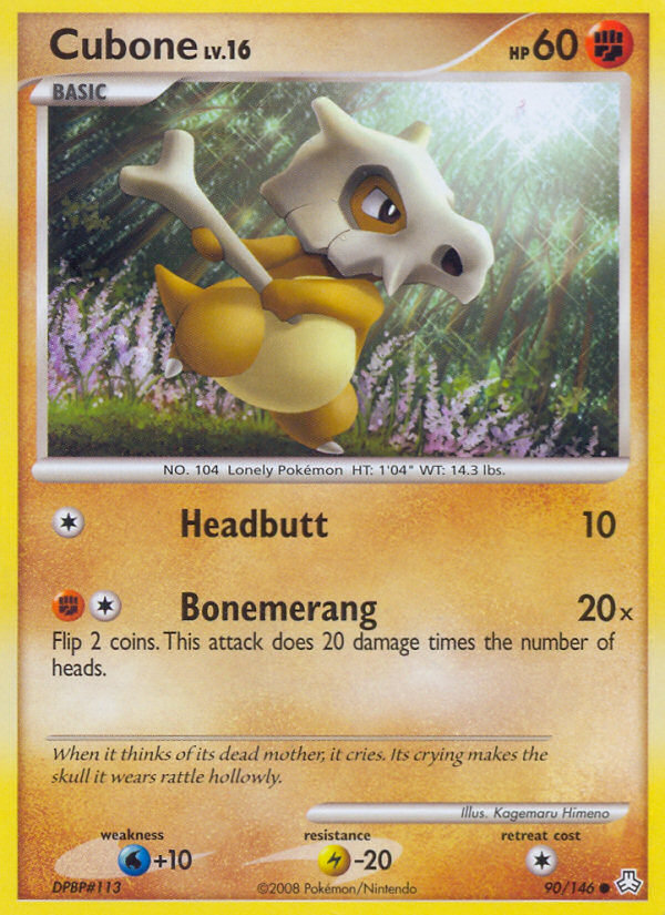 Cubone (90/146) [Diamond & Pearl: Legends Awakened] | Shuffle n Cut Hobbies & Games