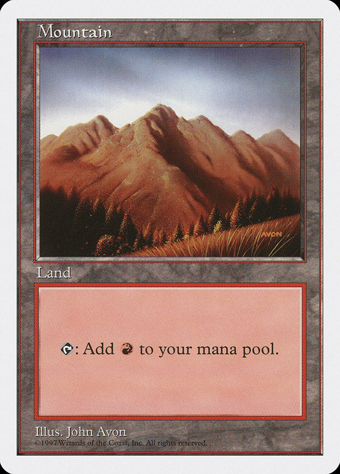 Mountain (444) [Fifth Edition] | Shuffle n Cut Hobbies & Games