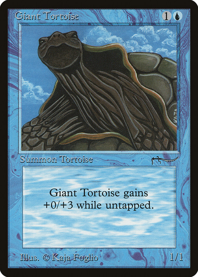 Giant Tortoise (Light Mana Cost) [Arabian Nights] | Shuffle n Cut Hobbies & Games