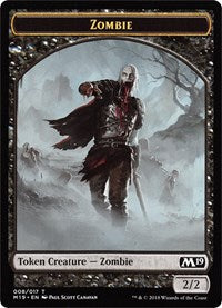 Zombie // Thopter Double-Sided Token (Game Night) [Core Set 2019 Tokens] | Shuffle n Cut Hobbies & Games