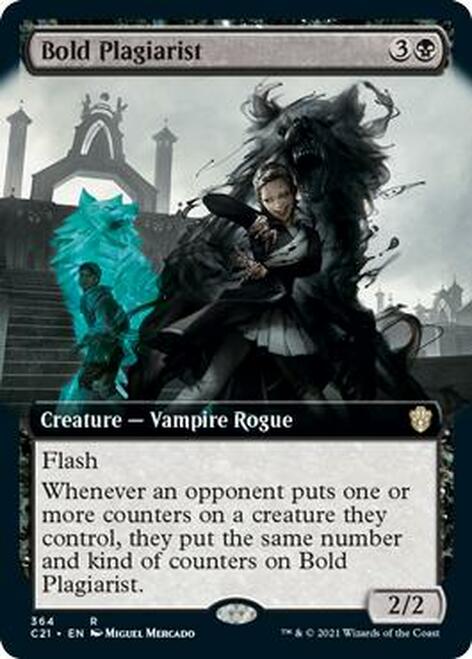 Bold Plagiarist (Extended Art) [Commander 2021] | Shuffle n Cut Hobbies & Games