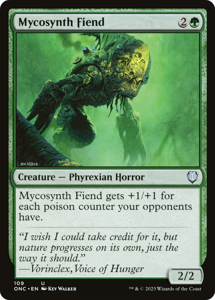 Mycosynth Fiend [Phyrexia: All Will Be One Commander] | Shuffle n Cut Hobbies & Games