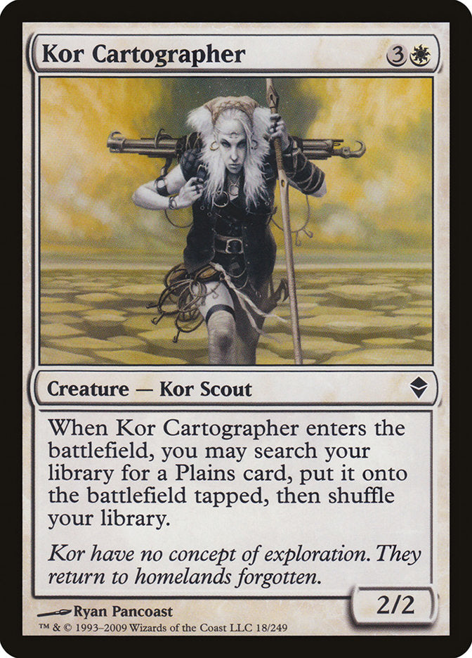 Kor Cartographer [Zendikar] | Shuffle n Cut Hobbies & Games