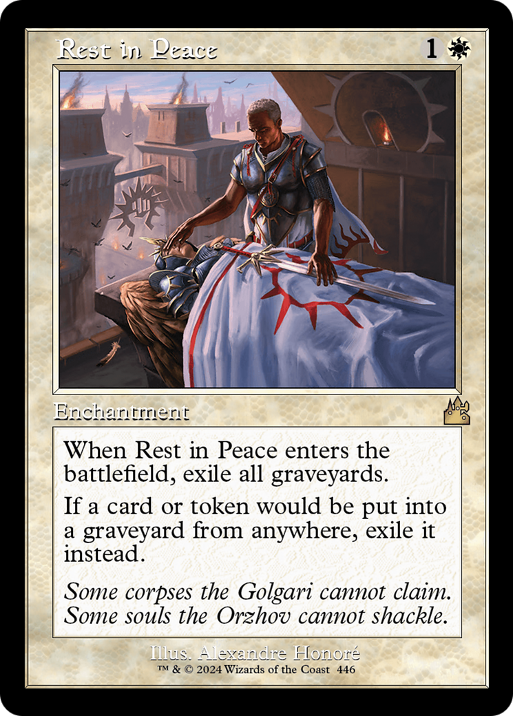 Rest in Peace (Retro Frame) [Ravnica Remastered] | Shuffle n Cut Hobbies & Games