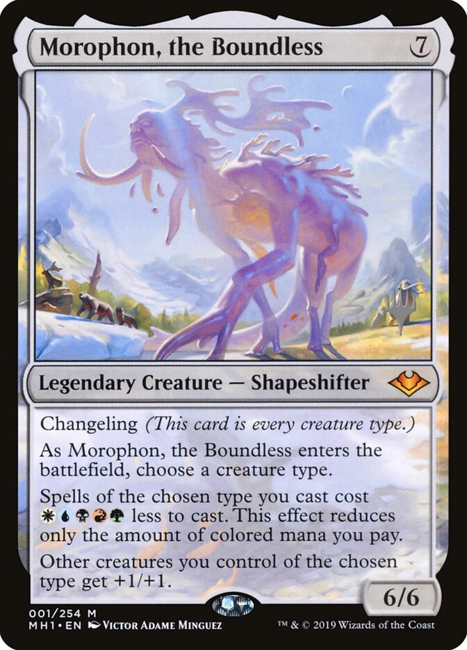 Morophon, the Boundless (Promo Pack) [Modern Horizons Promos] | Shuffle n Cut Hobbies & Games