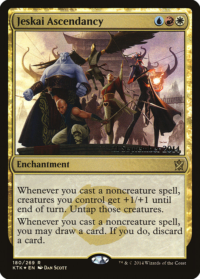 Jeskai Ascendancy [Khans of Tarkir Prerelease Promos] | Shuffle n Cut Hobbies & Games