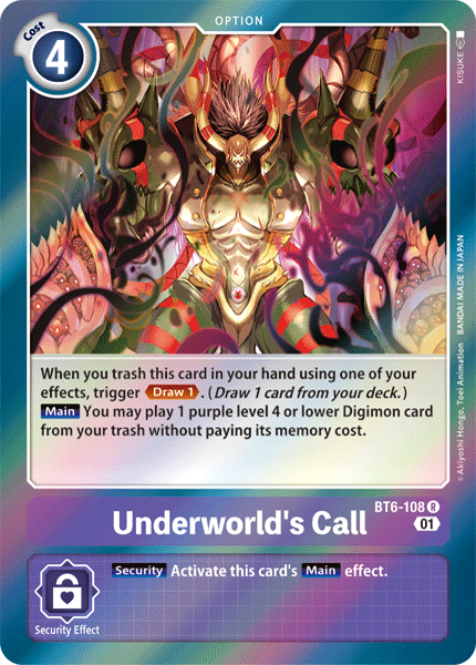 Underworld's Call [BT6-108] [Double Diamond] | Shuffle n Cut Hobbies & Games