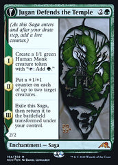 Jugan Defends the Temple // Remnant of the Rising Star [Kamigawa: Neon Dynasty Prerelease Promos] | Shuffle n Cut Hobbies & Games