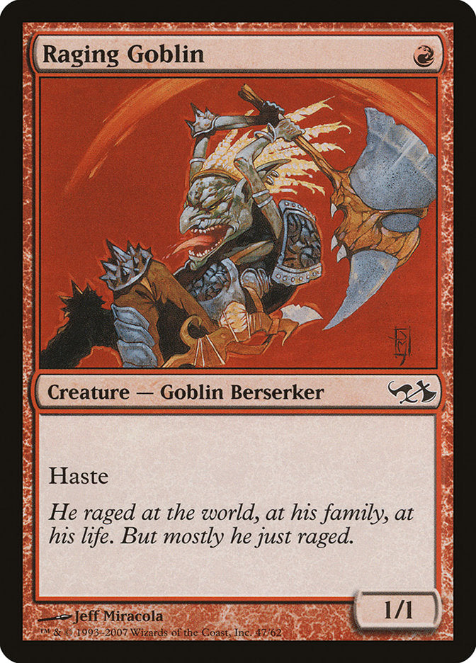 Raging Goblin [Duel Decks: Elves vs. Goblins] | Shuffle n Cut Hobbies & Games