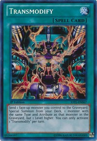 Transmodify [JOTL-EN067] Secret Rare | Shuffle n Cut Hobbies & Games