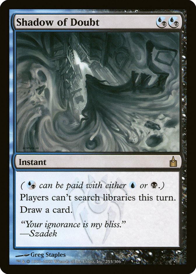Shadow of Doubt [Ravnica: City of Guilds] | Shuffle n Cut Hobbies & Games