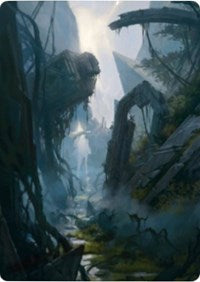 Swamp 2 Art Card [Zendikar Rising Art Series] | Shuffle n Cut Hobbies & Games