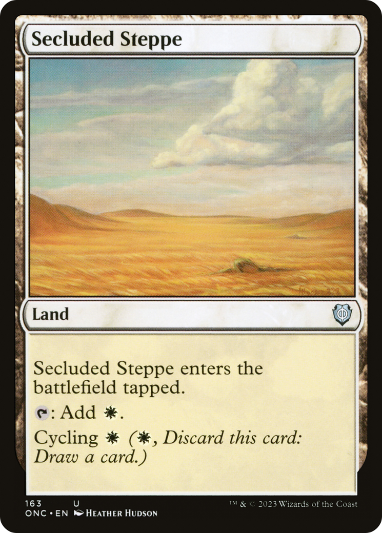 Secluded Steppe [Phyrexia: All Will Be One Commander] | Shuffle n Cut Hobbies & Games