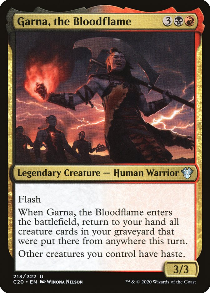 Garna, the Bloodflame [Commander 2020] | Shuffle n Cut Hobbies & Games