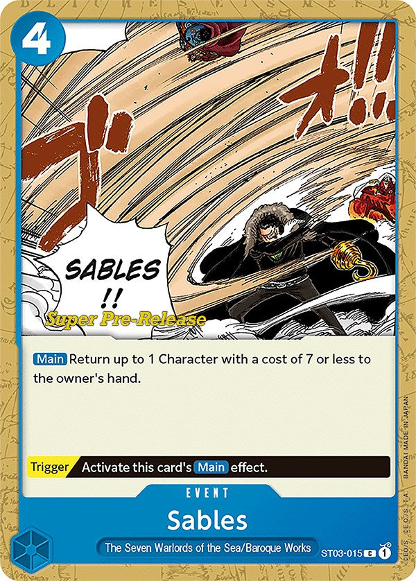 Sables [Super Pre-Release Starter Deck: The Seven Warlords of the Sea] | Shuffle n Cut Hobbies & Games