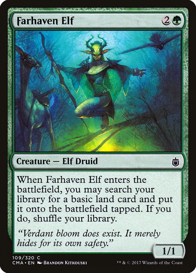 Farhaven Elf [Commander Anthology] | Shuffle n Cut Hobbies & Games