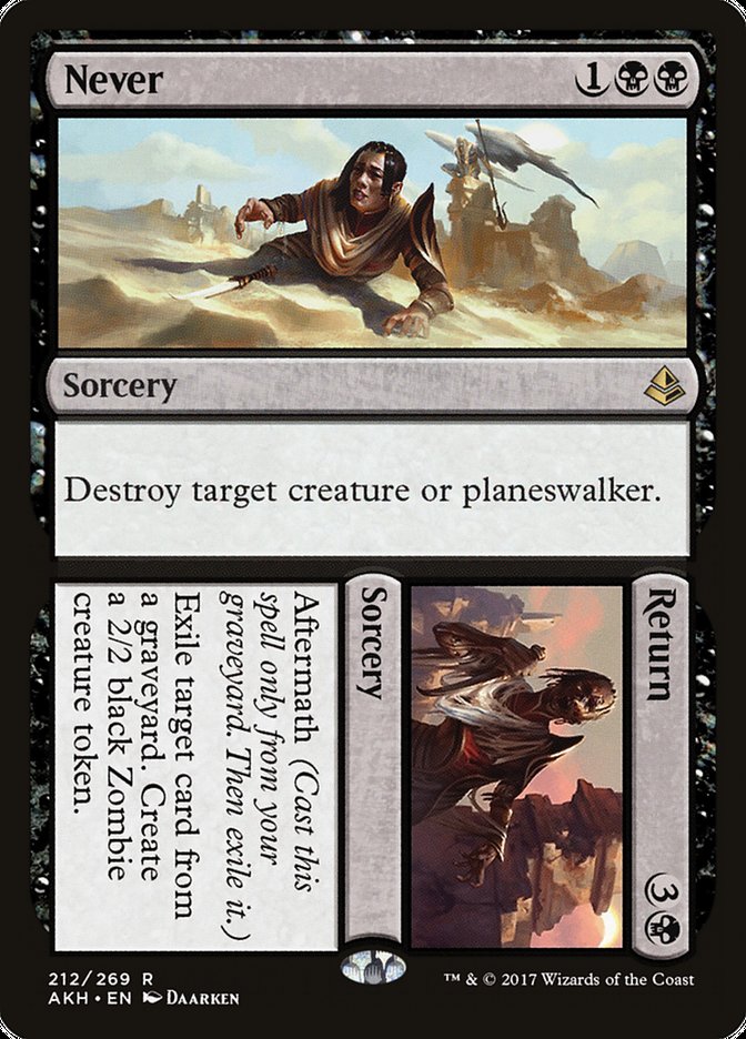 Never // Return [Amonkhet] | Shuffle n Cut Hobbies & Games