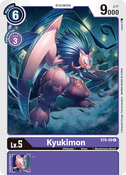 Kyukimon [ST6-09] [Starter Deck: Venomous Violet] | Shuffle n Cut Hobbies & Games