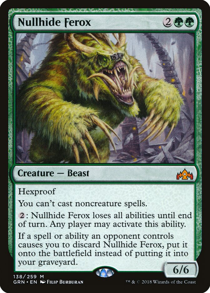 Nullhide Ferox [Guilds of Ravnica] | Shuffle n Cut Hobbies & Games