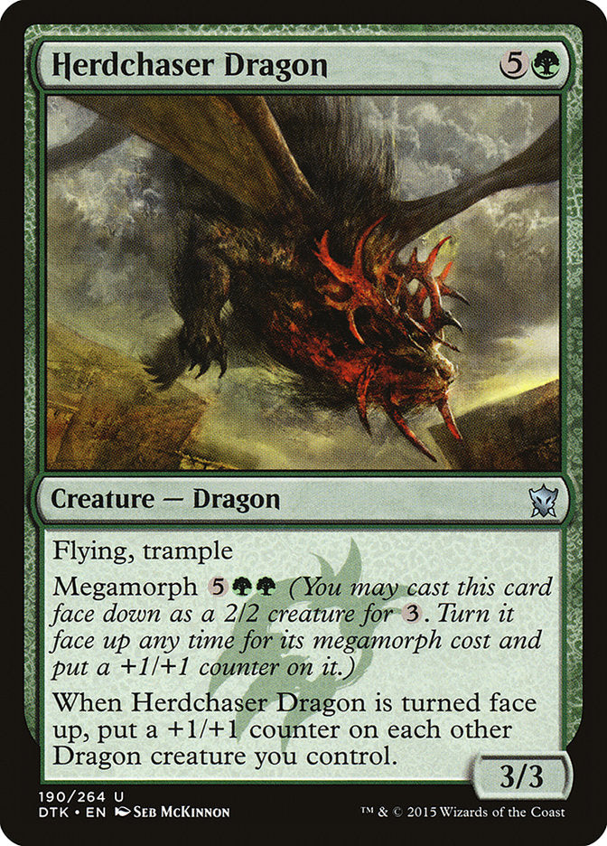 Herdchaser Dragon [Dragons of Tarkir] | Shuffle n Cut Hobbies & Games