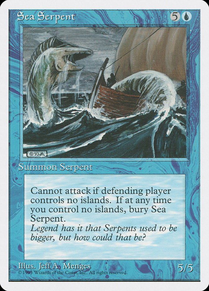 Sea Serpent [Fourth Edition] | Shuffle n Cut Hobbies & Games