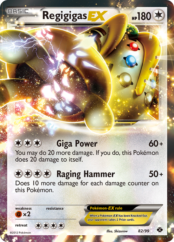 Regigigas EX (82/99) [Black & White: Next Destinies] | Shuffle n Cut Hobbies & Games