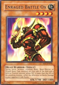 Enraged Battle Ox [IOC-EN070] Rare | Shuffle n Cut Hobbies & Games