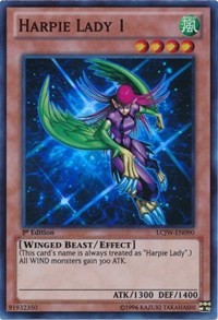 Harpie Lady 1 [LCJW-EN090] Super Rare | Shuffle n Cut Hobbies & Games