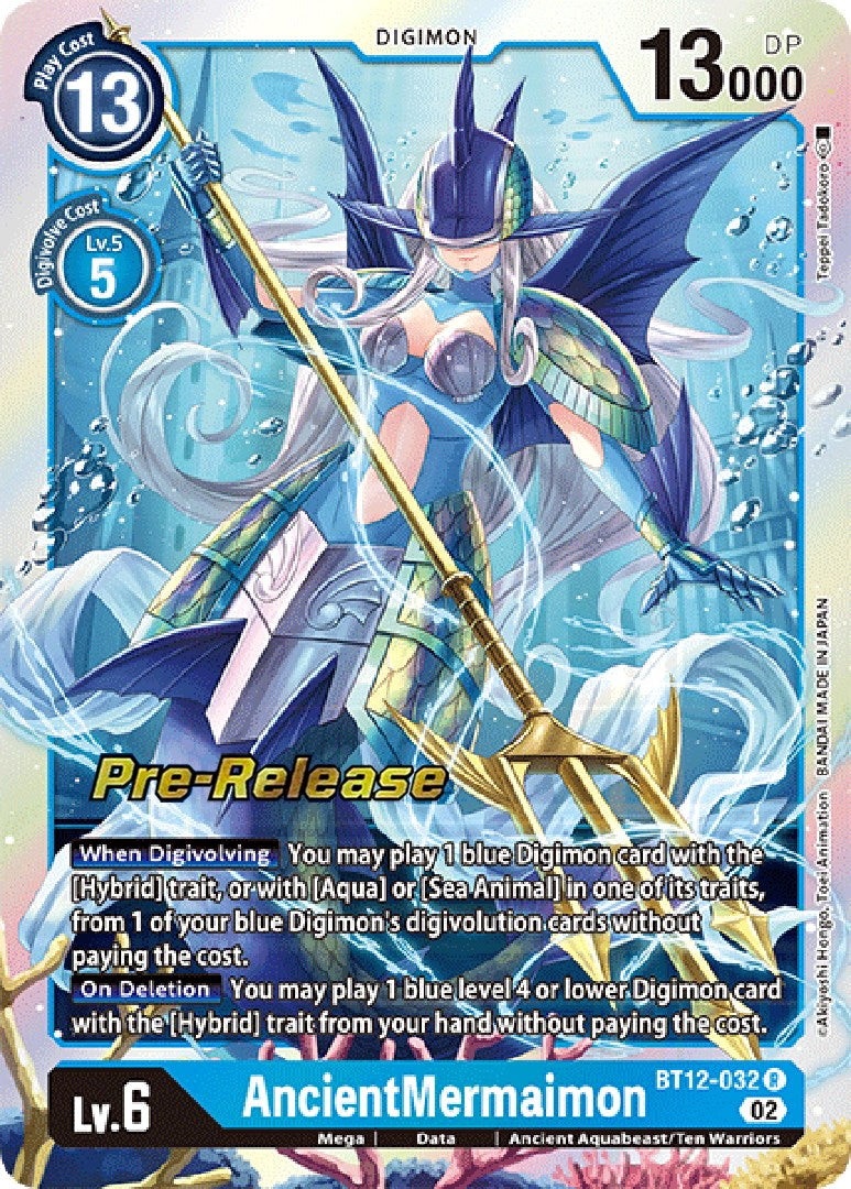 AncientMermaimon [BT12-032] [Across Time Pre-Release Cards] | Shuffle n Cut Hobbies & Games